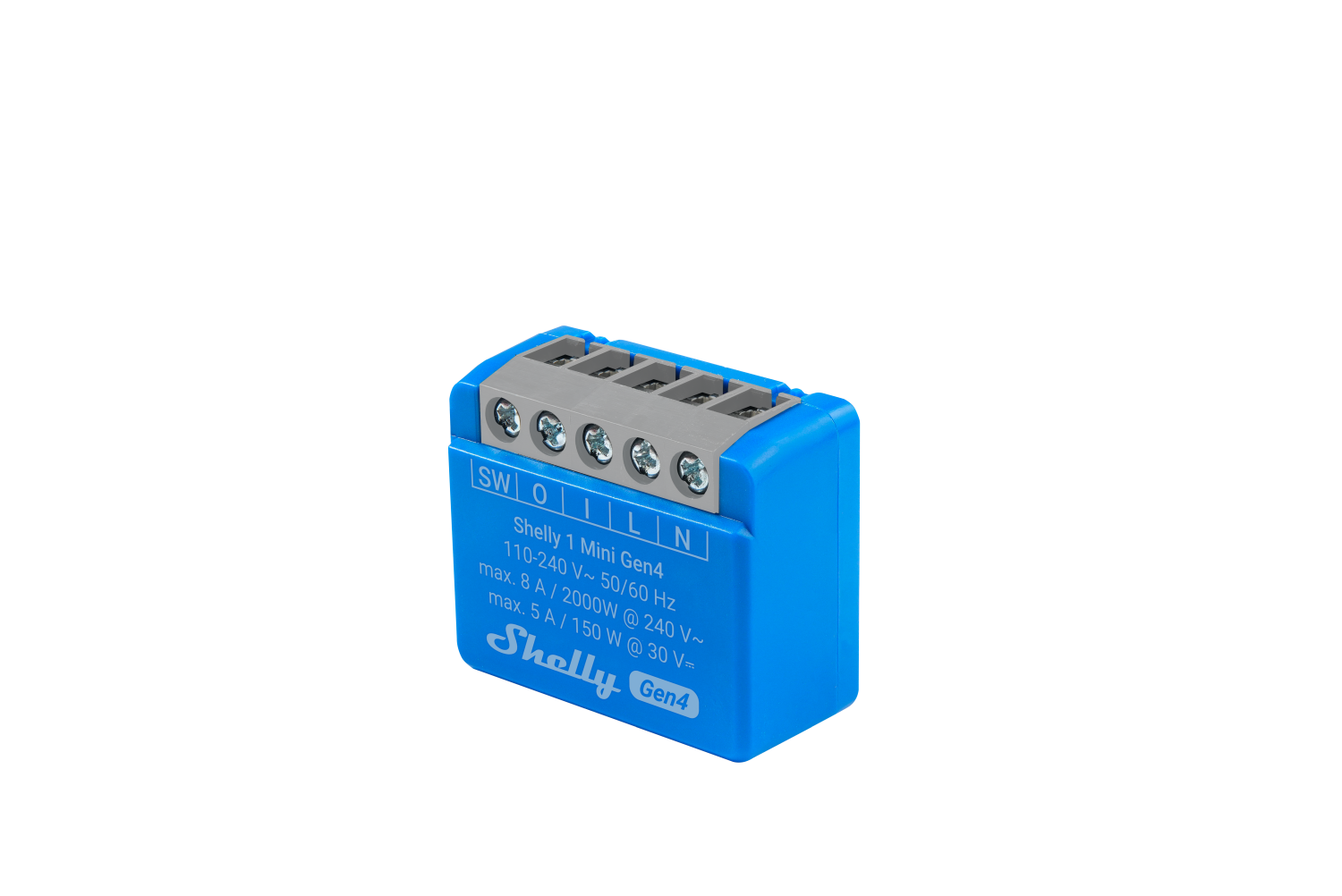 Shelly 1 Mini Gen4 – 2er Pack – Relais – max 8A – 1 Kanal – WLAN – Matter – Zigbee – Bluetooth – Produktansicht 6