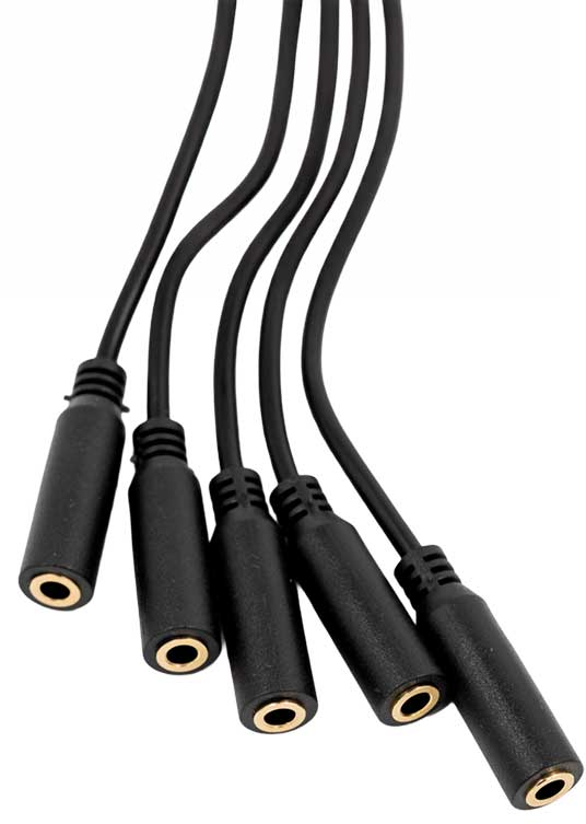 Shelly – The Pill – Splitter 1 zu 5 - 3,5mm Jack – Produktansicht 2