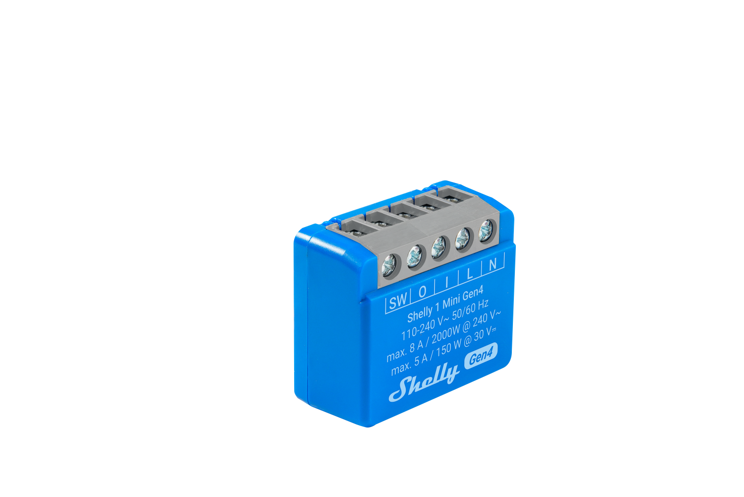 Shelly 1 Mini Gen4 – 2er Pack – Relais – max 8A – 1 Kanal – WLAN – Matter – Zigbee – Bluetooth – Produktansicht 7