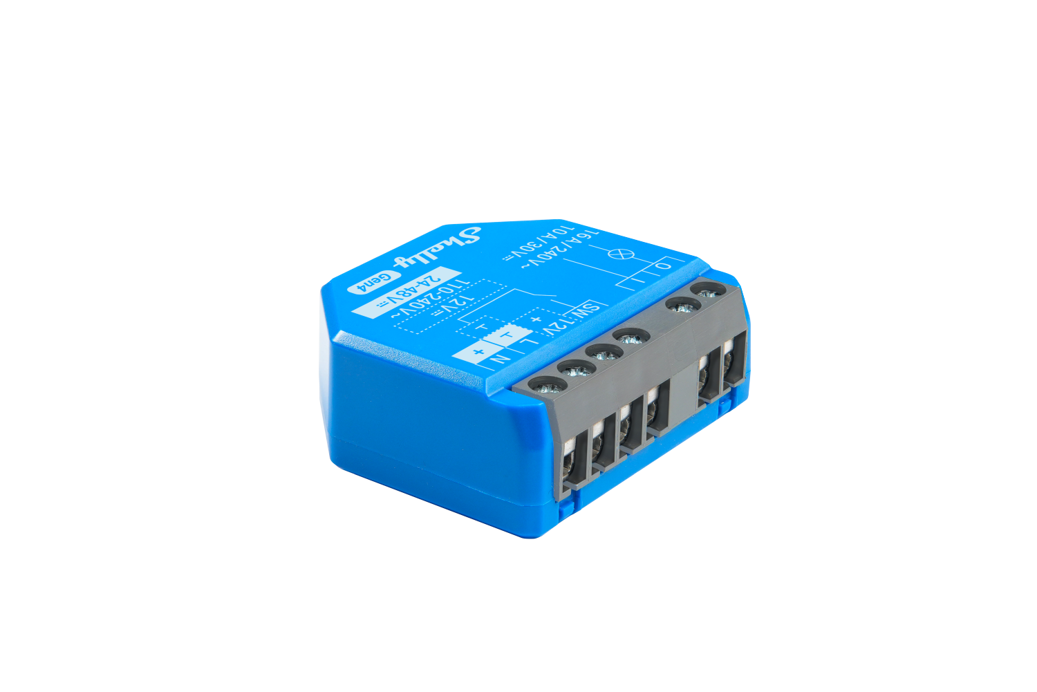 Shelly 1 Gen4 4er Pack – Relais – max 16A – 1 Kanal – WLAN – Matter – Zigbee – Bluetooth
