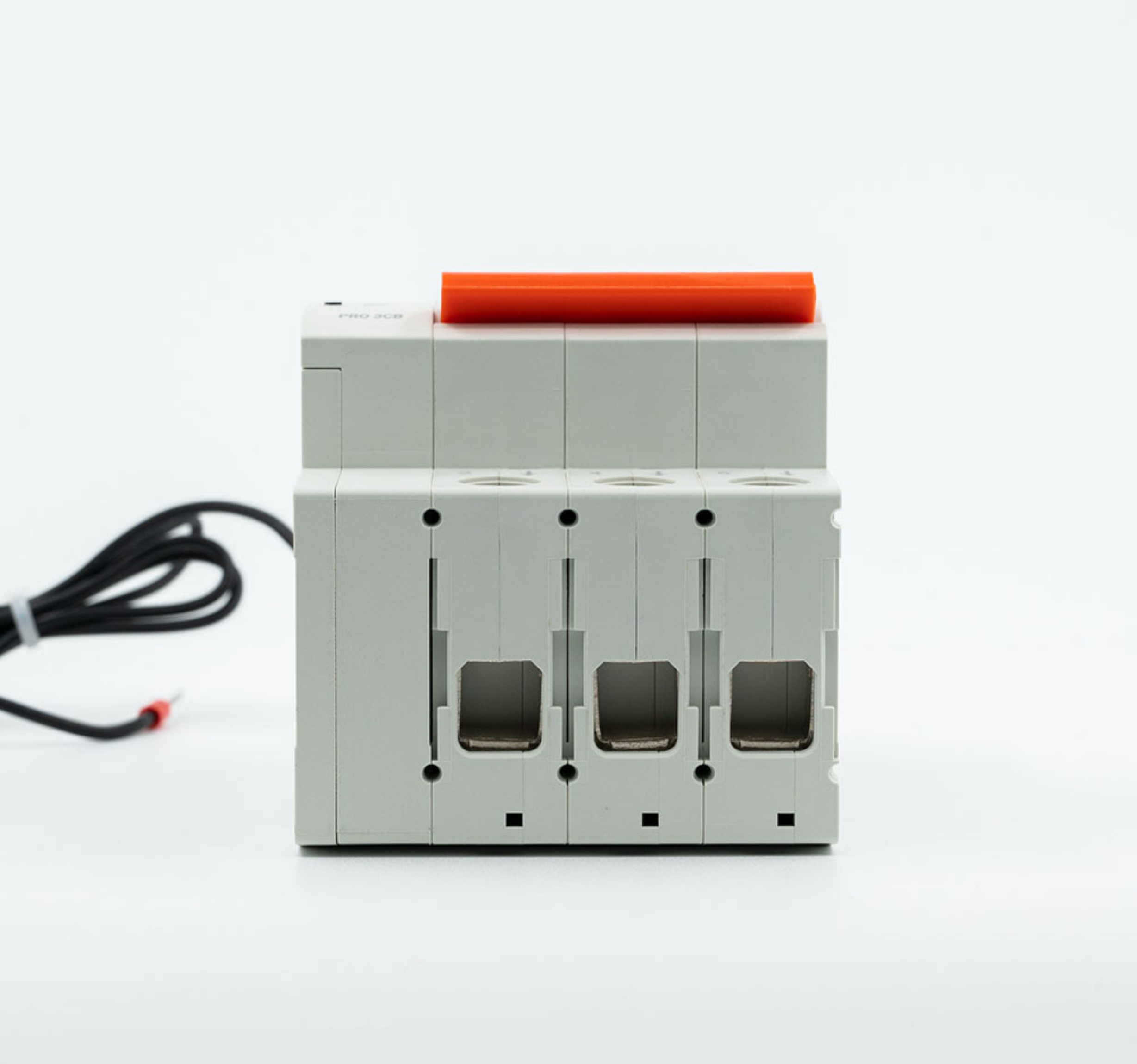 Shelly – Smarter Leitungsschutzschalter – Pro 3CB C63 – 3-polig – 63A – Fernsteuerung – LAN – WLAN – Bluetooth – Produktansicht 3