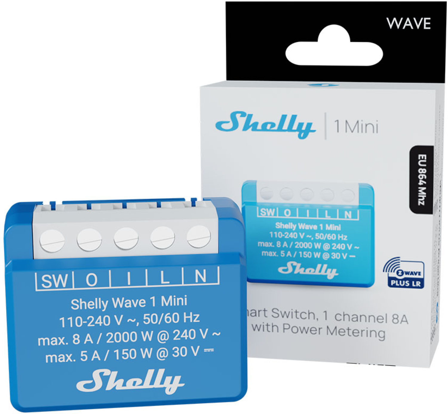 Shelly Wave 1 Mini LR – Z-Wave – Produktansicht 6