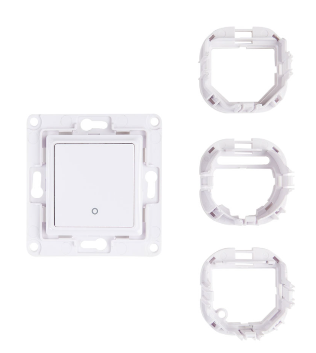 Shelly Wall Switch 1 – Wandtaster – 1-fach – Weiß – Produktansicht 2