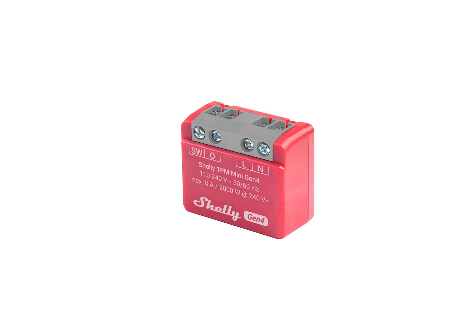 Shelly 1PM Mini Gen4· 2er Pack· Relais – max 8A – 1 Kanal – Messfunktion – WLAN – Matter – Zigbee – Bluetooth – Produktansicht 8