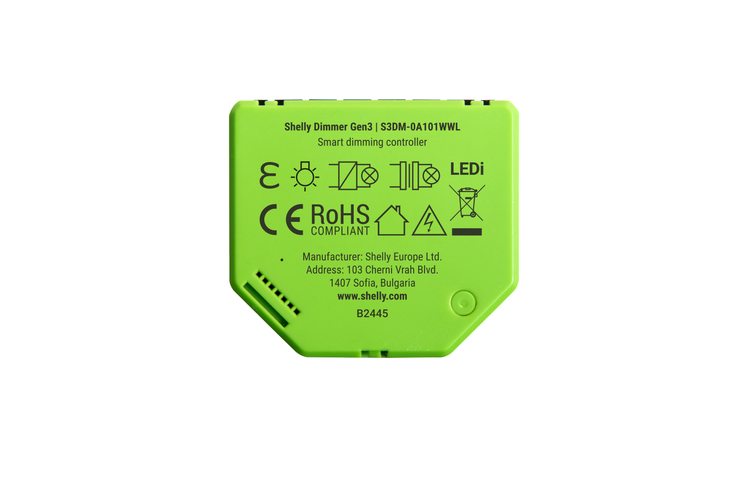 Shelly Dimmer Gen3 – Relais – LED Lichtcontroller – Messfunktion – Produktansicht 6