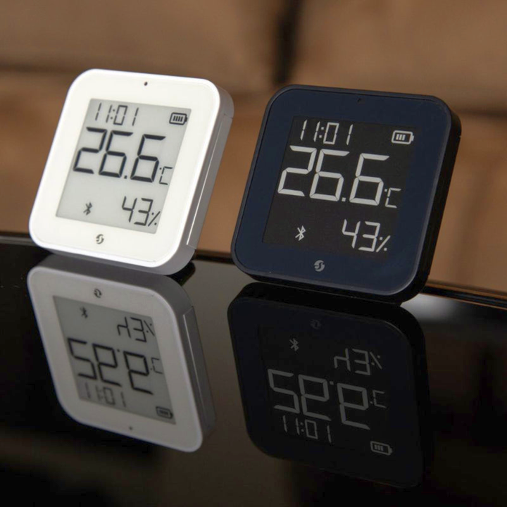 Shelly Blu ZB H&T Black – Temperatur- & Feuchtigkeitssensor – Bluetooth – Zigbee – Batterie – Schwarz – Produktansicht 6