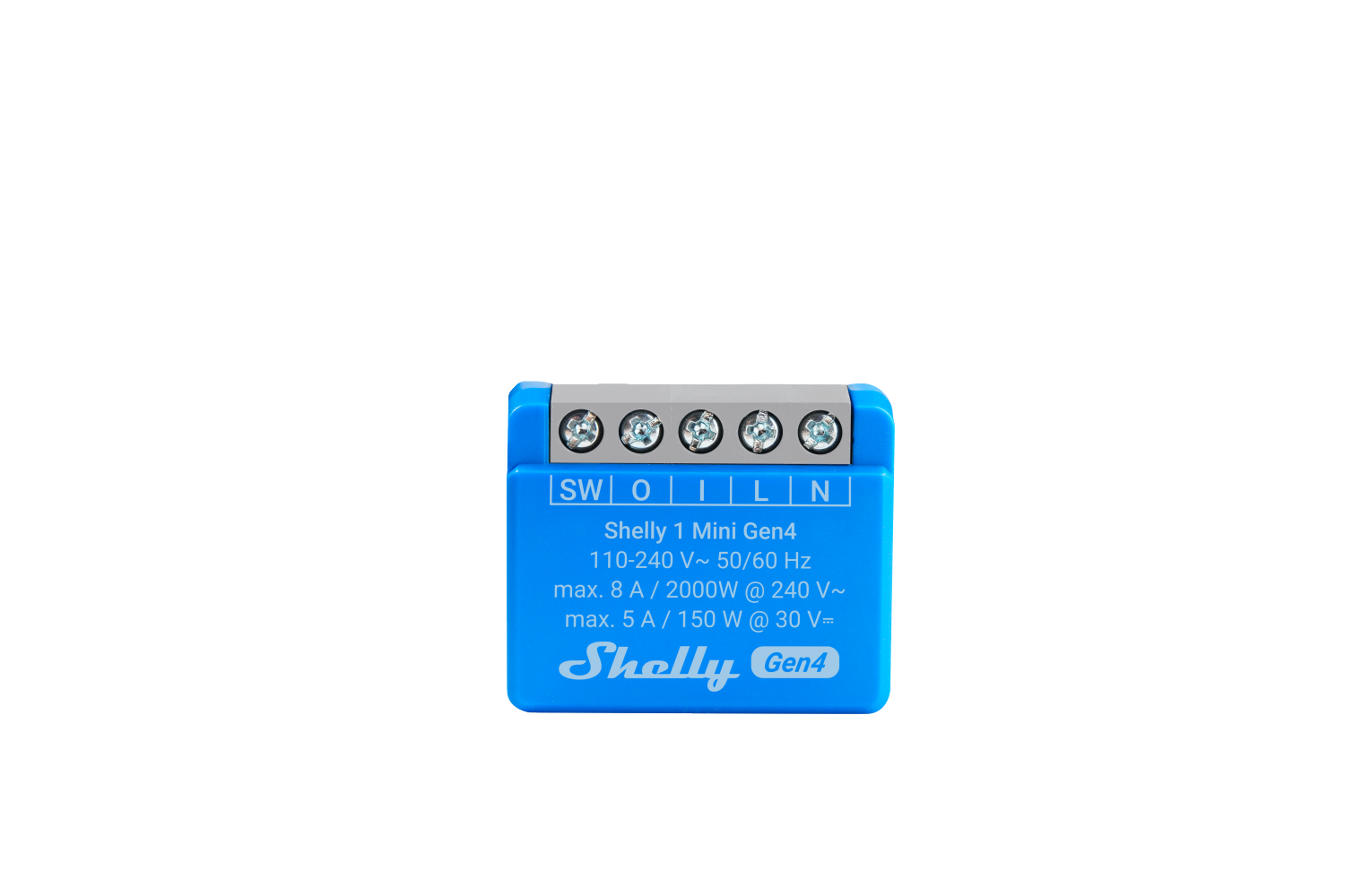 Shelly 1 Mini Gen4 – 2er Pack – Relais – max 8A – 1 Kanal – WLAN – Matter – Zigbee – Bluetooth – Produktansicht 8