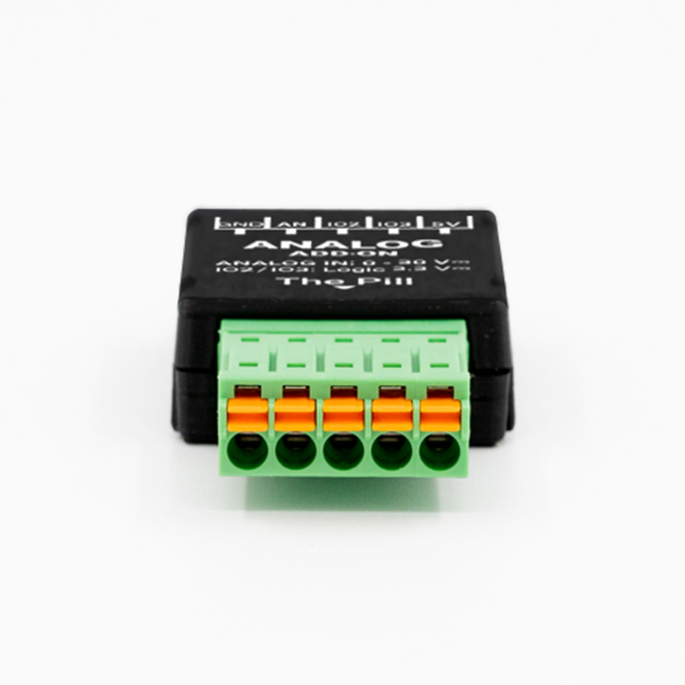Shelly – The Pill – Analog 0-30 V Add-on – Produktansicht 3