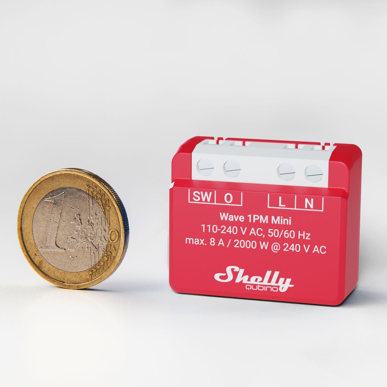 Shelly Wave 1PM Mini – Relais – 1 Kanal – Z-Wave – Produktansicht 2