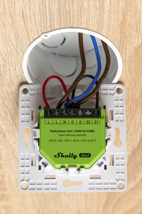 Shelly Dimmer Gen3 – Relais – LED Lichtcontroller – Messfunktion – Produktansicht 4