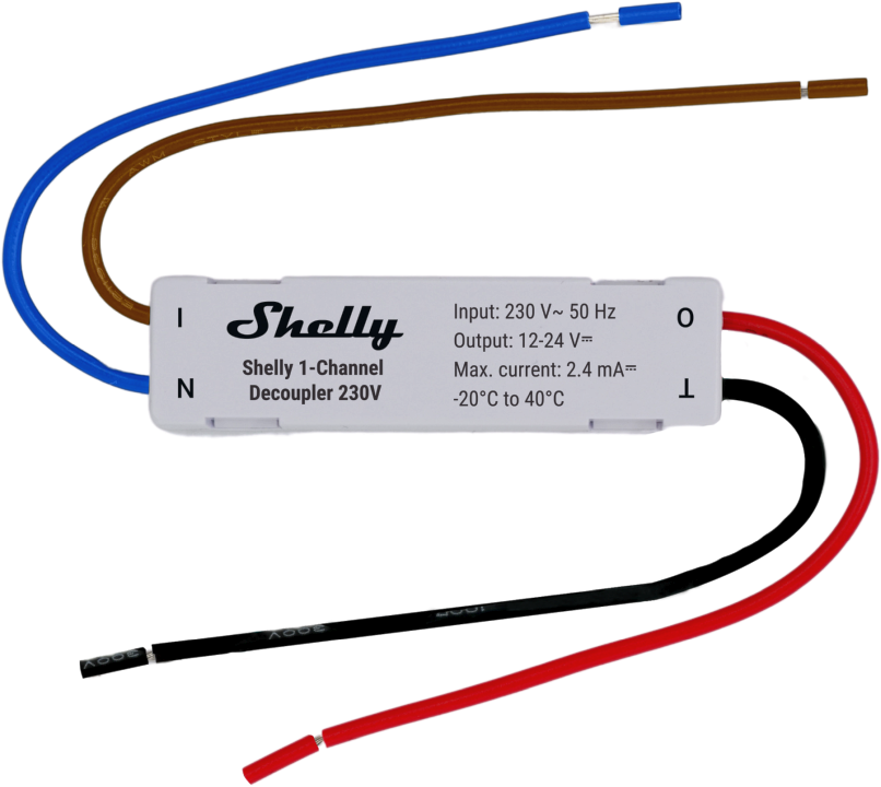 Shelly 1-Channel Decoupler 230V