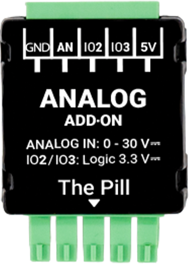 Shelly – The Pill – Analog 0-30 V Add-on