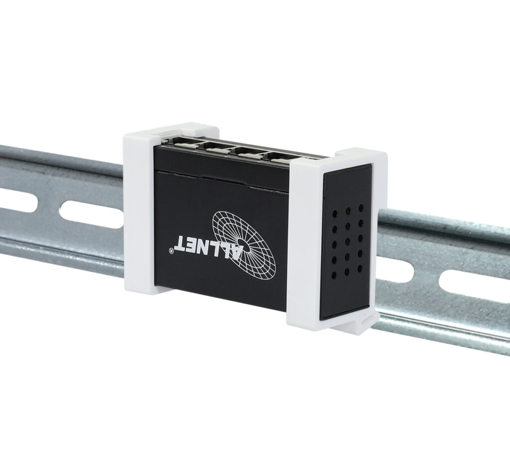 Shelly Pro Verteiler Switch 4 – 4x Pro Anschlüsse – 1x LAN Eingang – Lüfterlos – by ALLNET
