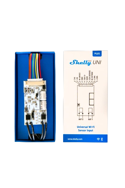 Shelly Plus Uni – Universalmodul – Messfunktion – WLAN – Produktansicht 3