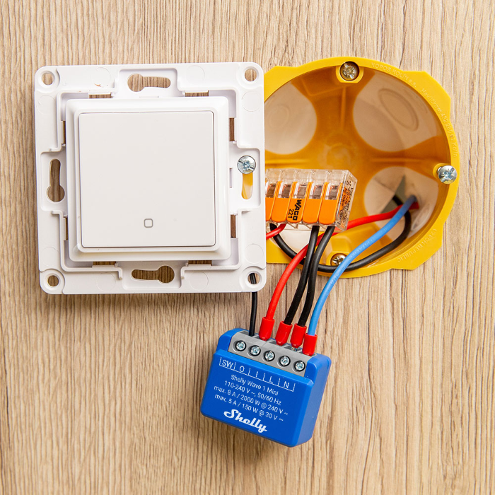 Shelly Wave 1 Mini LR – Z-Wave – Produktansicht 4