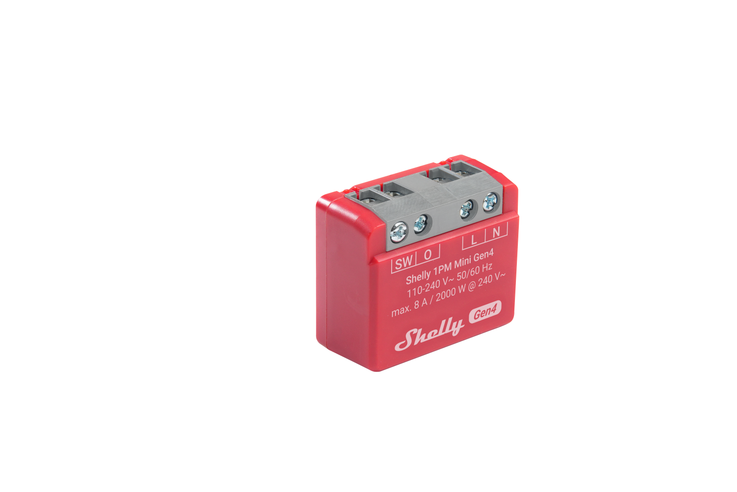 Shelly 1PM Mini Gen4· 2er Pack· Relais – max 8A – 1 Kanal – Messfunktion – WLAN – Matter – Zigbee – Bluetooth – Produktansicht 9