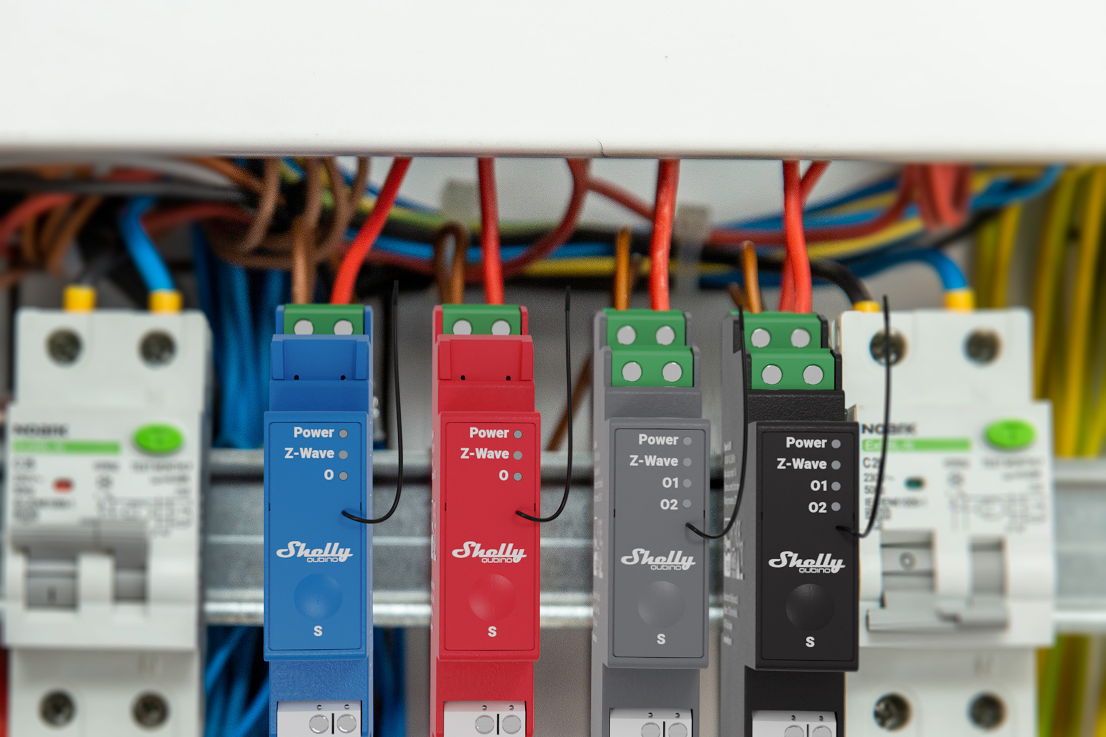 Shelly Wave Pro 1 – Relais – max. 16A – 1 Phase – 1x 16A – Z-Wave – Produktansicht 5