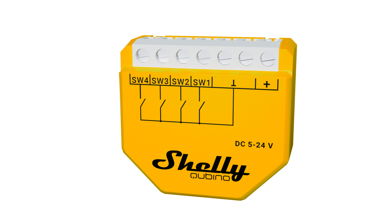 Shelly Wave i4 DC – Szenenaktivierer – 12 Aktionen – Z-Wave – Produktansicht 2