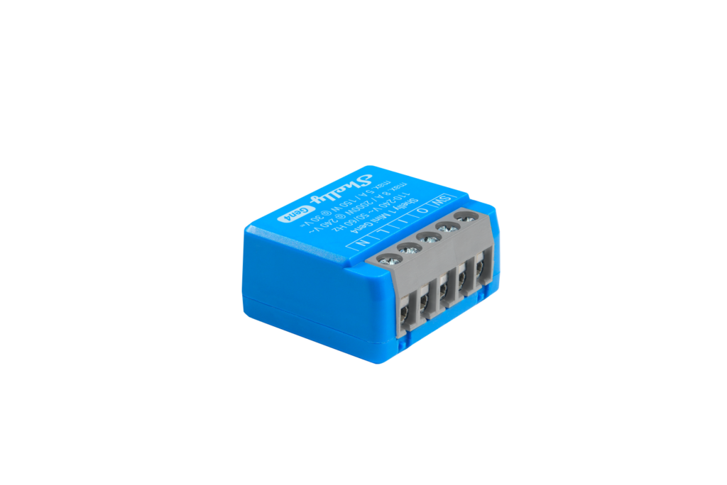 Shelly 1 Mini Gen4 – 2er Pack – Relais – max 8A – 1 Kanal – WLAN – Matter – Zigbee – Bluetooth