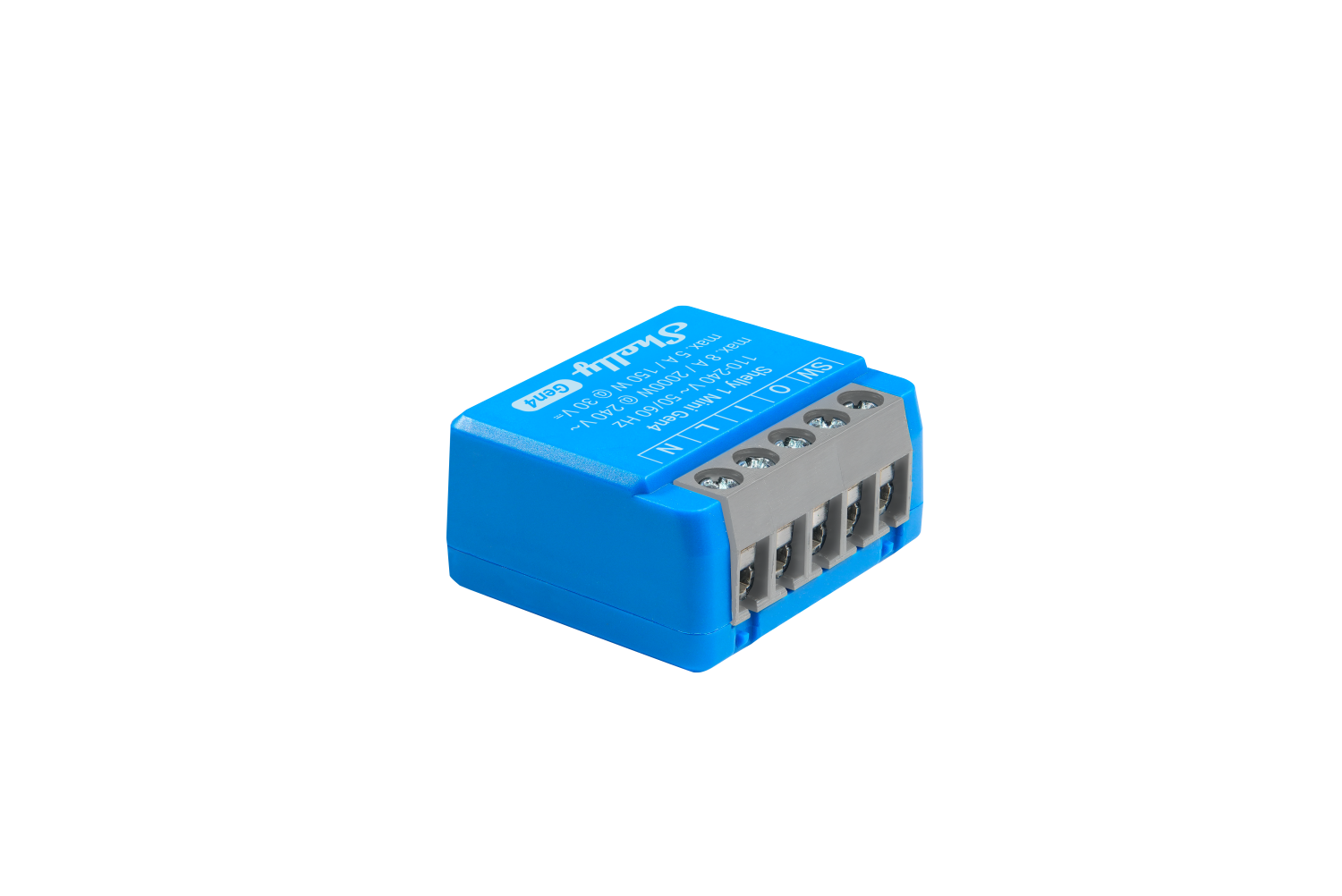 Shelly 1 Mini Gen4 – 2er Pack – Relais – max 8A – 1 Kanal – WLAN – Matter – Zigbee – Bluetooth