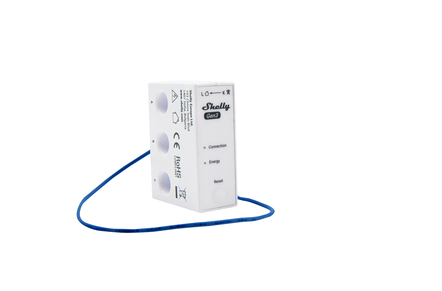 Shelly 3EM-63T Gen3 – Stromzähler – Produktansicht 10