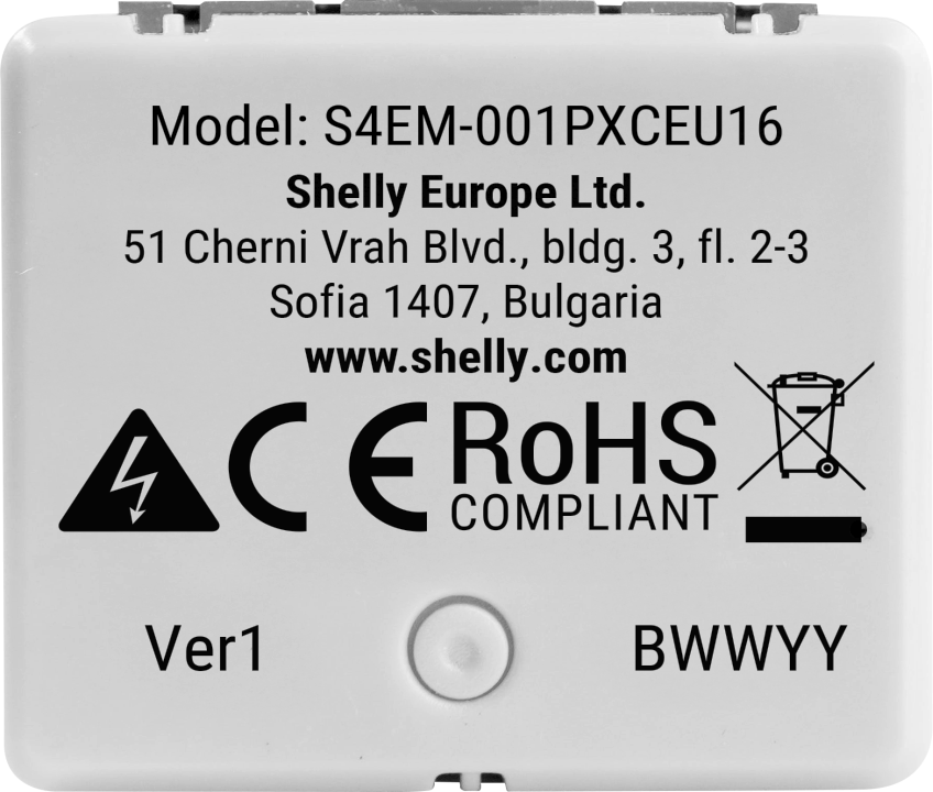 Shelly EM Mini Gen4 – Relais – max 8A – 1 Kanal – WLAN – Matter – Zigbee – Bluetooth – Produktansicht 5