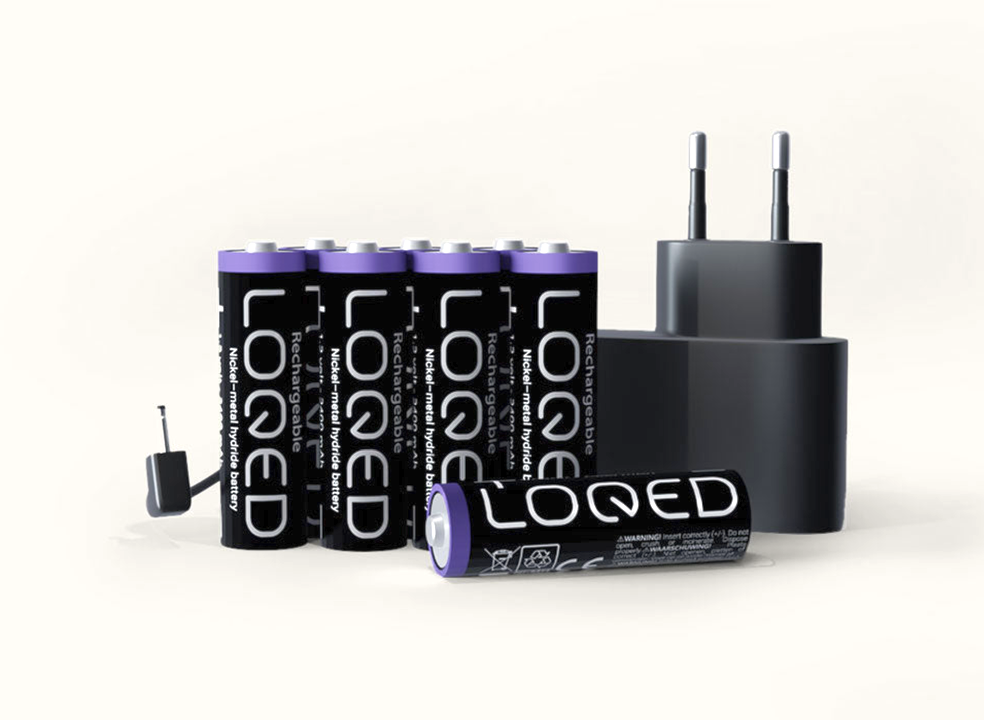 Shelly – LOQED Power Kit – Erweiterung für Smartes Türschloss – 8x Akkus enthalten – Produktansicht 2