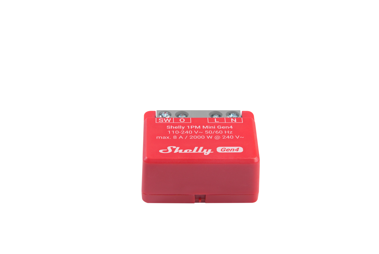 Shelly 1PM Mini Gen4· 2er Pack· Relais – max 8A – 1 Kanal – Messfunktion – WLAN – Matter – Zigbee – Bluetooth – Produktansicht 10