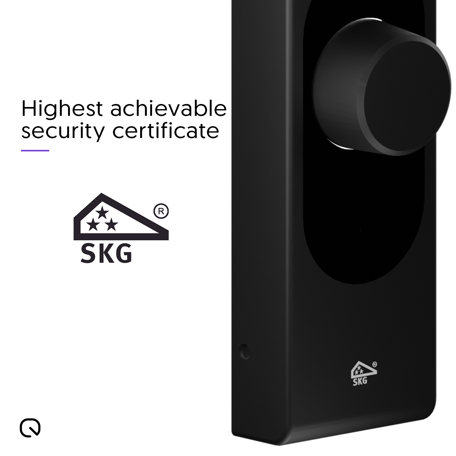 Shelly – LOQED Touch Smart Lock black Smartes Türschloss – Produktansicht 4