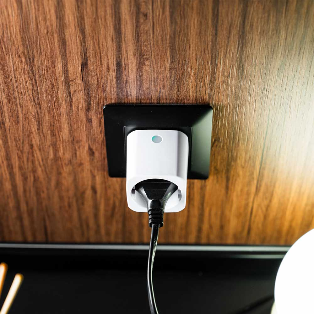 Shelly – Plug & Play Plug M Gen3 White – Smarter Zwischenstecker – 13A – Messfunktion – WLAN – BT – weiß – Produktansicht 6