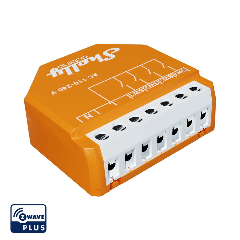 Shelly Wave i4 – Szenenaktivierer – 12 Aktionen – Z-Wave