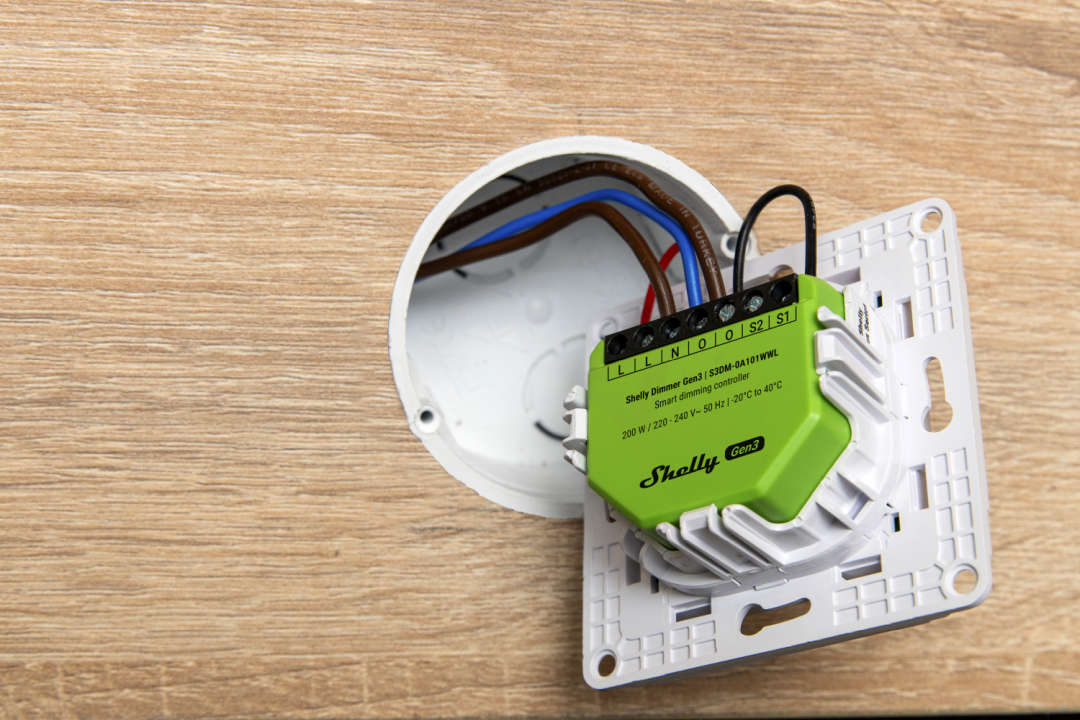 Shelly Dimmer Gen3 – Relais – LED Lichtcontroller – Messfunktion – Produktansicht 3