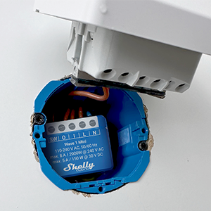 Shelly Wave 1 Mini – Relais – 1 Kanal – Z-Wave – Produktansicht 4