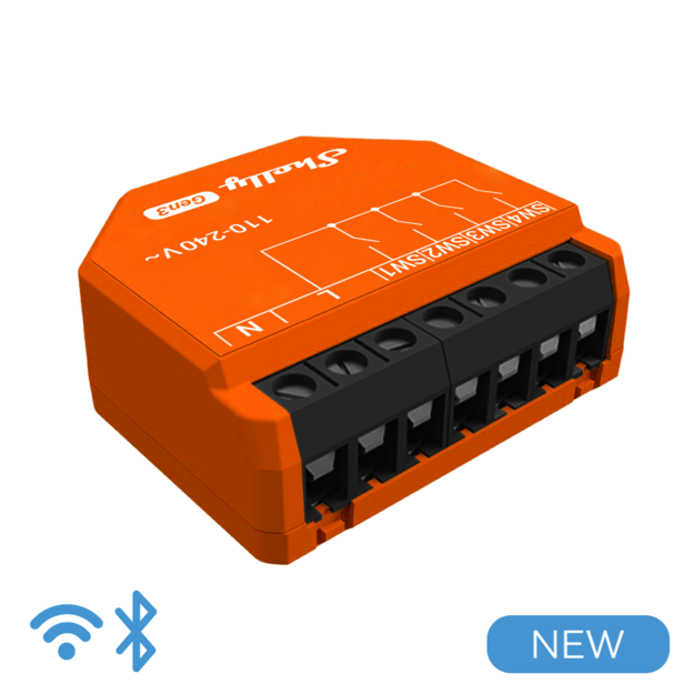 Shelly i4 Gen3 – Szenenaktivierer – WLAN – BT