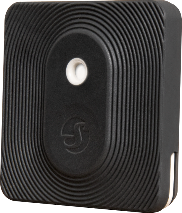 Shelly Blu ZB H&T Black – Temperatur- & Feuchtigkeitssensor – Bluetooth – Zigbee – Batterie – Schwarz – Produktansicht 2