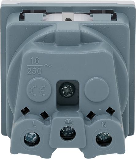 Shelly – Unterputz Zubehör ·Wall Display – Stand Socket – Weiß – Produktansicht 3