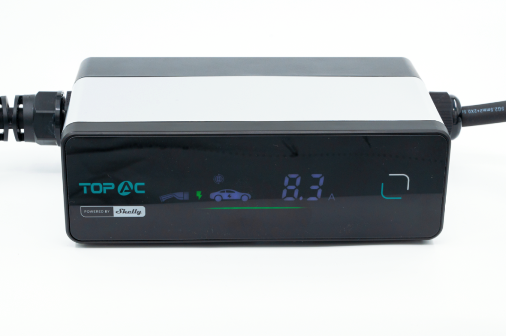 Shelly PbS – TopAC Portable EV Charger 11kW – Tragbares Ladegerät für Elektroautos – WLAN – BT – EVE01-11R