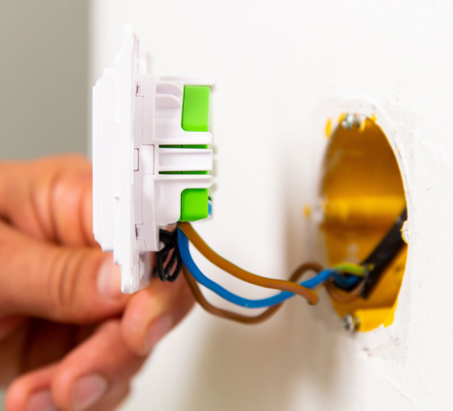 Shelly Wall Switch 4 – Wandtaster – 4-fach – Schwarz – Produktansicht 2