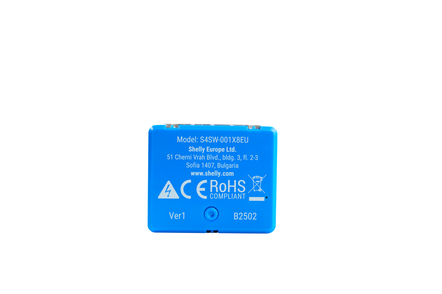 Shelly 1 Mini Gen4 – 2er Pack – Relais – max 8A – 1 Kanal – WLAN – Matter – Zigbee – Bluetooth – Produktansicht 9