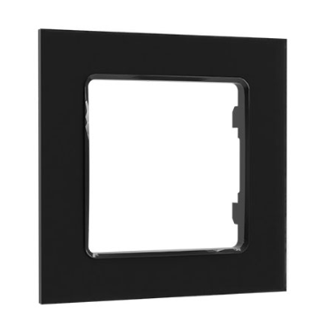 Shelly Wall Frame 1 – Wandtaster Rahmen – 1-fach – Schwarz
