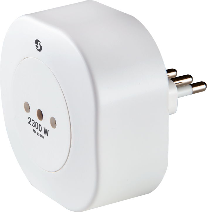 Shelly Plus Plug IT – ITALIEN – Zwischenstecker – 12A – Messfunktion – WLAN – BT – Weiß
